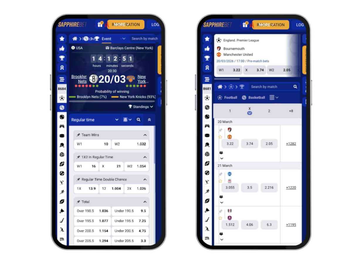 Plataforma de SapphireBet apuestas